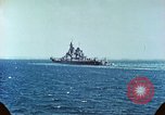 Standbild US-Kriegsschiffe in einem Zweiten Weltkrieg Task Force Pacific Theater, 1944, aus Sekunde 47 historischem Filmmaterial Videoclip 65675061220
