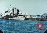 Standbild US-Kriegsschiffe in einem Zweiten Weltkrieg Task Force Pacific Theater, 1944, aus Sekunde 52 historischem Filmmaterial Videoclip 65675061220