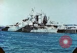 Standbild US-Kriegsschiffe in einem Zweiten Weltkrieg Task Force Pacific Theater, 1944, aus Sekunde 53 historischem Filmmaterial Videoclip 65675061220