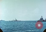 Standbild US-Kriegsschiffe in einem Zweiten Weltkrieg Task Force Pacific Theater, 1944, aus Sekunde 56 historischem Filmmaterial Videoclip 65675061220