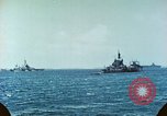 Standbild US-Kriegsschiffe in einem Zweiten Weltkrieg Task Force Pacific Theater, 1944, aus Sekunde 57 historischem Filmmaterial Videoclip 65675061220