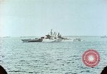 Standbild US-Kriegsschiffe in einem Zweiten Weltkrieg Task Force Pacific Theater, 1944, aus Sekunde 58 historischem Filmmaterial Videoclip 65675061220