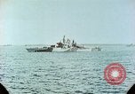 Standbild US-Kriegsschiffe in einem Zweiten Weltkrieg Task Force Pacific Theater, 1944, aus Sekunde 59 historischem Filmmaterial Videoclip 65675061220