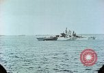 Standbild US-Kriegsschiffe in einem Zweiten Weltkrieg Task Force Pacific Theater, 1944, aus Sekunde 61 historischem Filmmaterial Videoclip 65675061220