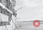 Image of survivors of USS Indianapolis CA-35 Peleliu Palau Islands, 1945, second 17 stock footage video 65675061230