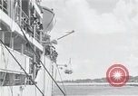 Image of survivors of USS Indianapolis CA-35 Peleliu Palau Islands, 1945, second 22 stock footage video 65675061230