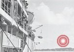 Image of survivors of USS Indianapolis CA-35 Peleliu Palau Islands, 1945, second 27 stock footage video 65675061230