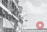 Image of survivors of USS Indianapolis CA-35 Peleliu Palau Islands, 1945, second 28 stock footage video 65675061230