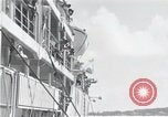 Image of survivors of USS Indianapolis CA-35 Peleliu Palau Islands, 1945, second 31 stock footage video 65675061230
