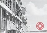 Image of survivors of USS Indianapolis CA-35 Peleliu Palau Islands, 1945, second 32 stock footage video 65675061230