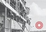 Image of survivors of USS Indianapolis CA-35 Peleliu Palau Islands, 1945, second 35 stock footage video 65675061230