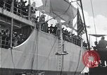 Image of survivors of USS Indianapolis CA-35 Peleliu Palau Islands, 1945, second 39 stock footage video 65675061230