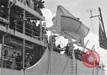 Image of survivors of USS Indianapolis CA-35 Peleliu Palau Islands, 1945, second 52 stock footage video 65675061230