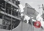 Image of survivors of USS Indianapolis CA-35 Peleliu Palau Islands, 1945, second 53 stock footage video 65675061230