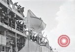 Image of survivors of USS Indianapolis CA-35 Peleliu Palau Islands, 1945, second 57 stock footage video 65675061230