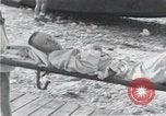 Image of survivors of USS Indianapolis CA-35 Peleliu Palau Islands, 1945, second 10 stock footage video 65675061232