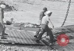 Image of survivors of USS Indianapolis CA-35 Peleliu Palau Islands, 1945, second 14 stock footage video 65675061232