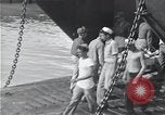 Image of survivors of USS Indianapolis CA-35 Peleliu Palau Islands, 1945, second 20 stock footage video 65675061232