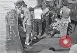 Image of survivors of USS Indianapolis CA-35 Peleliu Palau Islands, 1945, second 53 stock footage video 65675061232