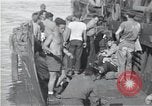 Image of survivors of USS Indianapolis CA-35 Peleliu Palau Islands, 1945, second 55 stock footage video 65675061232