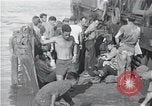 Image of survivors of USS Indianapolis CA-35 Peleliu Palau Islands, 1945, second 57 stock footage video 65675061232