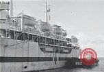 Standbild USS Ruhe AH-14 Peleliu Palau Inseln, 1945, aus Sekunde 10 historischem Filmmaterial Videoclip 65675061233