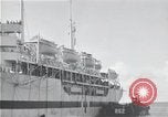 Standbild USS Ruhe AH-14 Peleliu Palau Inseln, 1945, aus Sekunde 15 historischem Filmmaterial Videoclip 65675061233