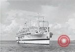 Standbild USS Ruhe AH-14 Peleliu Palau Inseln, 1945, aus Sekunde 45 historischem Filmmaterial Videoclip 65675061233