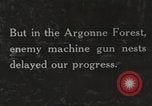 Image of United States troops advance Argonne forest France, 1918, second 17 stock footage video 65675061250