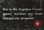 Image of United States troops advance Argonne forest France, 1918, second 25 stock footage video 65675061250