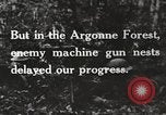 Image of United States troops advance Argonne forest France, 1918, second 26 stock footage video 65675061250