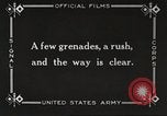 Image of United States troops advance Argonne forest France, 1918, second 57 stock footage video 65675061250
