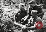 Image of United States soldiers relaxing World War 1 France, 1918, second 8 stock footage video 65675061255