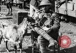 Image of United States soldiers relaxing World War 1 France, 1918, second 27 stock footage video 65675061255