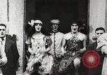 Image of World War 1 US soldiers watching drag queens perform France, 1918, second 7 stock footage video 65675061256
