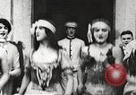Image of World War 1 US soldiers watching drag queens perform France, 1918, second 10 stock footage video 65675061256