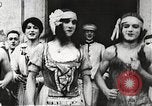 Image of World War 1 US soldiers watching drag queens perform France, 1918, second 11 stock footage video 65675061256