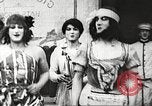 Image of World War 1 US soldiers watching drag queens perform France, 1918, second 14 stock footage video 65675061256