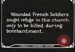 Image of Herbecourt Church France, 1916, second 60 stock footage video 65675061257