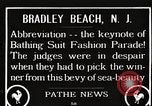 Image of bathing suit fashion parade Asbury Park New Jersey USA, 1922, second 1 stock footage video 65675061268