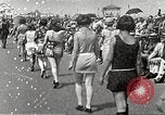 Image of bathing suit fashion parade Asbury Park New Jersey USA, 1922, second 17 stock footage video 65675061268