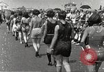Image of bathing suit fashion parade Asbury Park New Jersey USA, 1922, second 19 stock footage video 65675061268