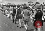 Image of bathing suit fashion parade Asbury Park New Jersey USA, 1922, second 21 stock footage video 65675061268