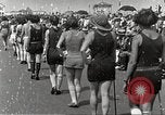 Image of bathing suit fashion parade Asbury Park New Jersey USA, 1922, second 22 stock footage video 65675061268