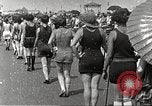 Image of bathing suit fashion parade Asbury Park New Jersey USA, 1922, second 23 stock footage video 65675061268