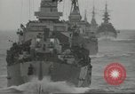 Standbild Invasion Konvoi im Englischen Kanal, 1944, aus Sekunde 46 historischem Filmmaterial Videoclip 65675061299