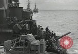 Standbild alliierten Konvois im Englischen Kanal, 1944, aus Sekunde 25 historischem Filmmaterial Videoclip 65675061301