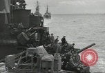 Standbild alliierten Konvois im Englischen Kanal, 1944, aus Sekunde 29 historischem Filmmaterial Videoclip 65675061301