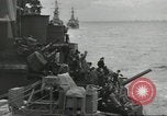 Standbild alliierten Konvois im Englischen Kanal, 1944, aus Sekunde 34 historischem Filmmaterial Videoclip 65675061301