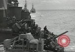 Standbild alliierten Konvois im Englischen Kanal, 1944, aus Sekunde 38 historischem Filmmaterial Videoclip 65675061301